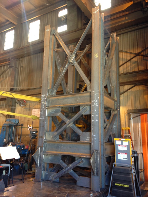 United Welding and Manufacturing steel frame delivery